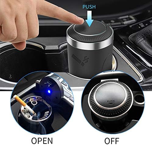 Scrumieră Auto Etanșă cu LED Integrat