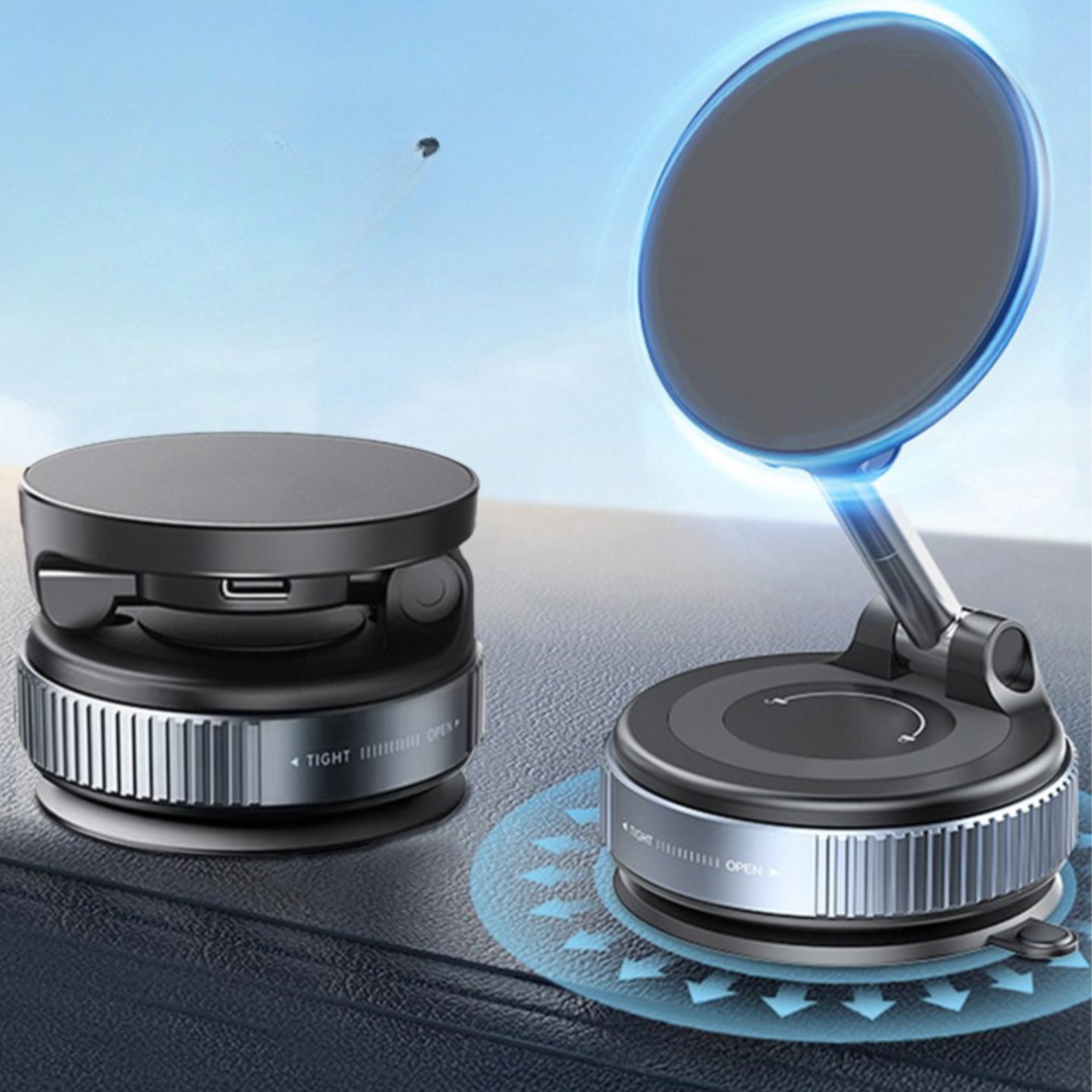 Suport Magnetic Auto pentru Telefon – Stabilitate Maximă și Utilizare Rapidă
