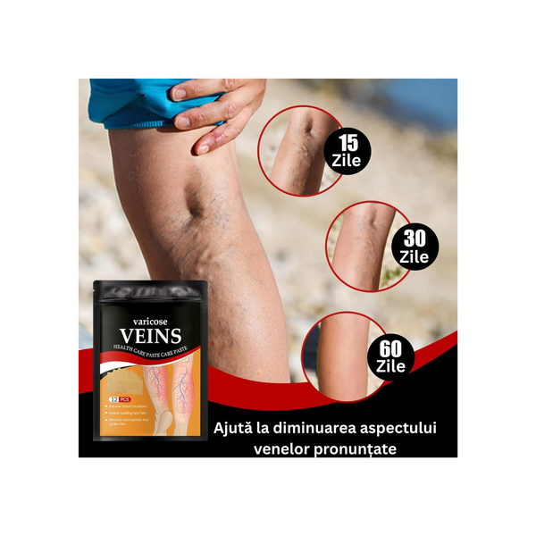 Plasturi cu extract de ghimbir care susțin circulația și contribuie la reducerea disconfortului, în mod natural.